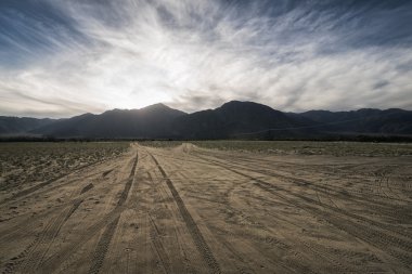 Manzara Anza-Borrego Çölü'nde  