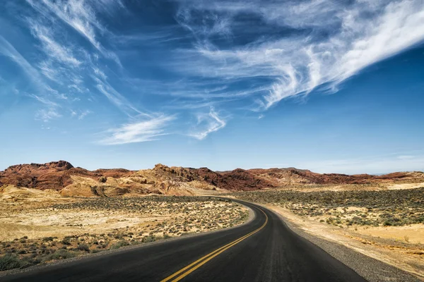 Paisaje en Valley of the Fire State Park, California — Foto de Stock