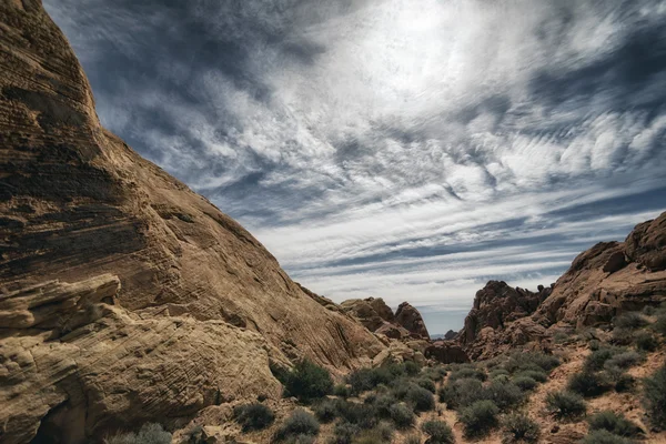 Landscape at Valley of the Fire State Park, California — Stock Photo, Image