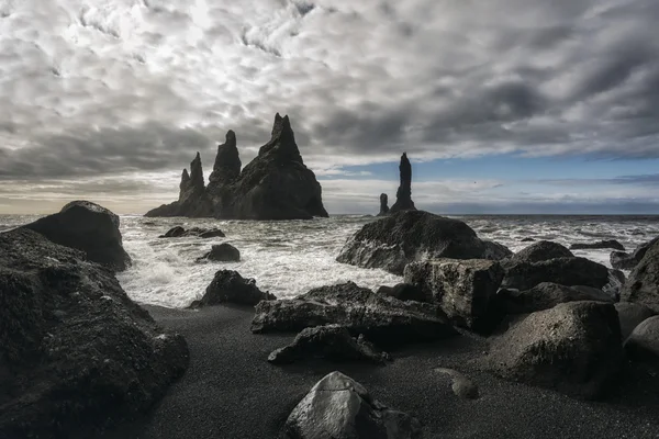 Морской пейзаж на юге Исландии — стоковое фото