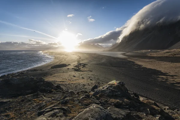 Seascape na área de Stokknes, Islândia — Fotografia de Stock