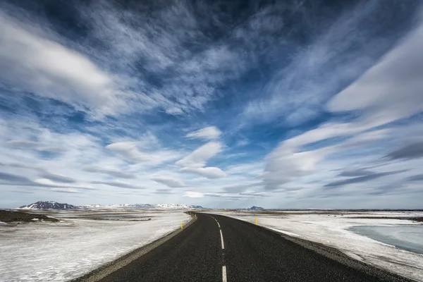İzlanda'daki uzaktan Otoban