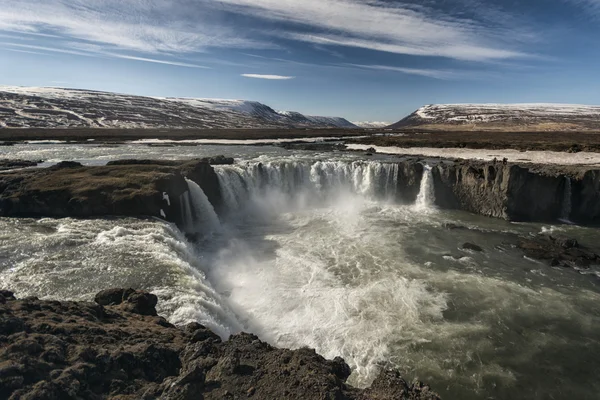 Godafoss waterfall in Northern Iceland — Stock Photo, Image