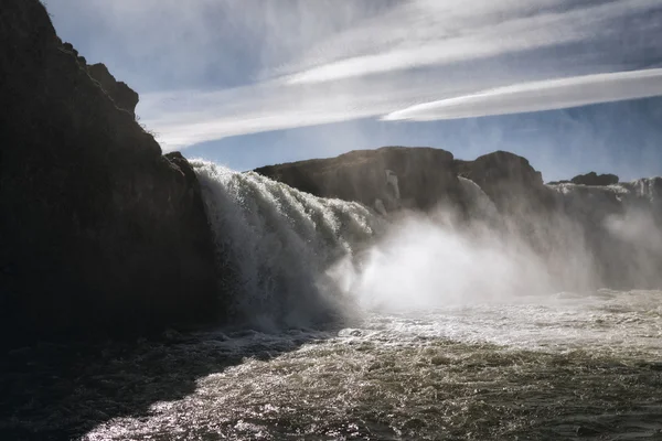 Godafoss Cachoeira no norte da Islândia — Fotografia de Stock