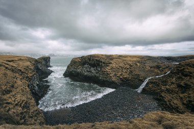 İzlanda 'da kıyı manzarası