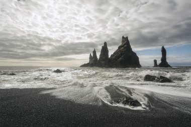 İzlanda 'da kıyı manzarası