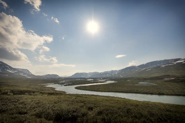 Landschaft in Lappland, Schweden — Stockfoto