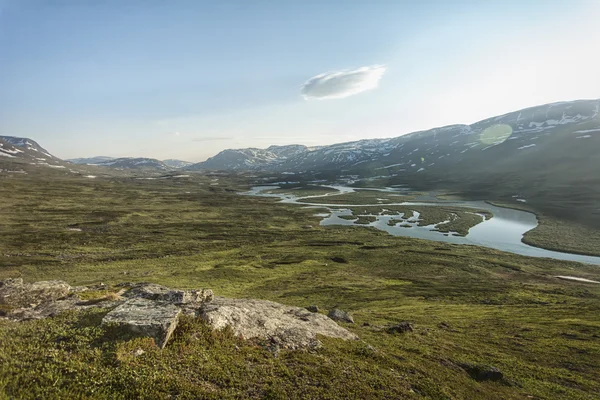 Paisaje en Laponia, Suecia —  Fotos de Stock