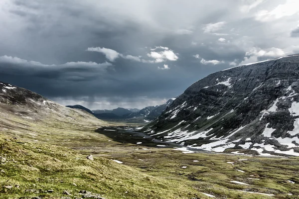 Krajina v Laponsku, Švédsko — Stock fotografie