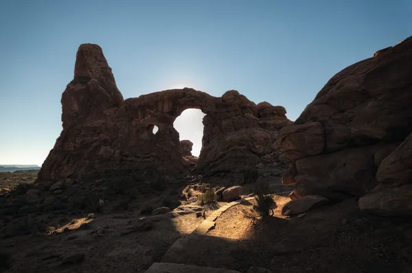 Arches nationalpark, usa Stockbild