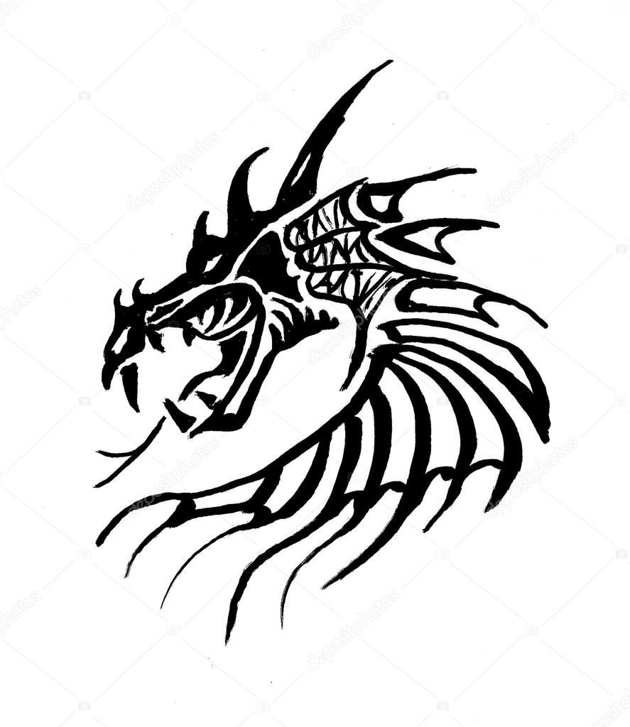 Drache-ClipArt — Stockfoto #104187868