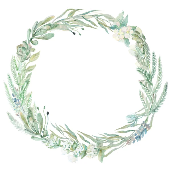 Wedding invitation wreath. — Stock Photo, Image