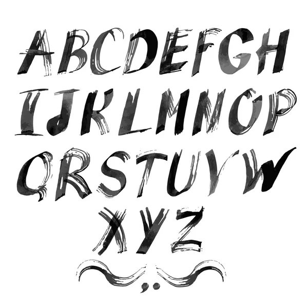 Векторний алфавіт для вашого дизайну. Мальовані літери вручну . — стоковий вектор