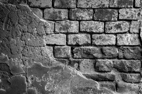 Mur de briques noir et blanc pour fond 9 — Photo