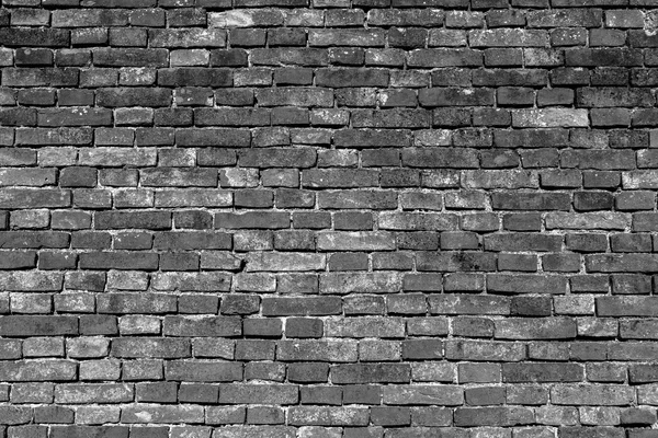 黑色和白色砖墙背景 11 — 图库照片