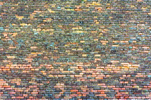 Old red-orange brick wall, background, texture 32 — Stock Photo, Image