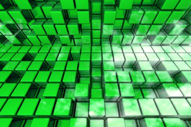 Küp alanı arka plan