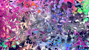 Akan biçimsiz şekilleri ve anlamlı dijital yüzeyi olan soyut organik sıvı doku