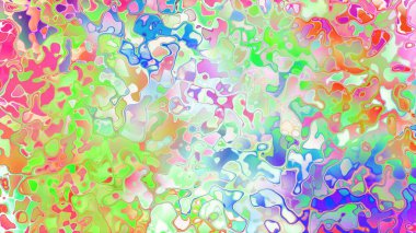 Akan biçimsiz şekilleri ve anlamlı dijital yüzeyi olan soyut organik sıvı doku