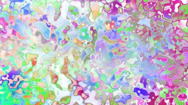 Akan biçimsiz şekilleri ve anlamlı dijital yüzeyi olan soyut organik sıvı doku