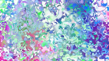 Akan biçimsiz şekilleri ve anlamlı dijital yüzeyi olan soyut organik sıvı doku