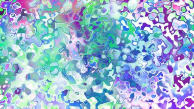 Akan biçimsiz şekilleri ve anlamlı dijital yüzeyi olan soyut organik sıvı doku