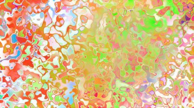 Akan biçimsiz şekilleri ve anlamlı dijital yüzeyi olan soyut organik sıvı doku