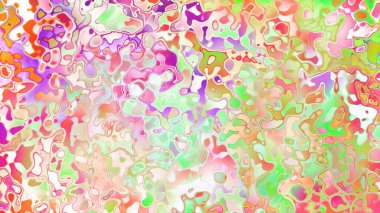 Akan biçimsiz şekilleri ve anlamlı dijital yüzeyi olan soyut organik sıvı doku