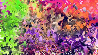 Akan biçimsiz şekilleri ve anlamlı dijital yüzeyi olan soyut organik sıvı doku