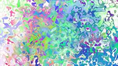 Akan biçimsiz şekilleri ve anlamlı dijital yüzeyi olan soyut organik sıvı doku