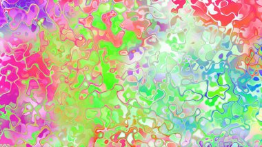 Akan biçimsiz şekilleri ve anlamlı dijital yüzeyi olan soyut organik sıvı doku