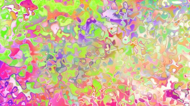 Akan biçimsiz şekilleri ve anlamlı dijital yüzeyi olan soyut organik sıvı doku