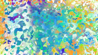 Akan biçimsiz şekilleri ve anlamlı dijital yüzeyi olan soyut organik sıvı doku