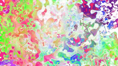 Akan biçimsiz şekilleri ve anlamlı dijital yüzeyi olan soyut organik sıvı doku