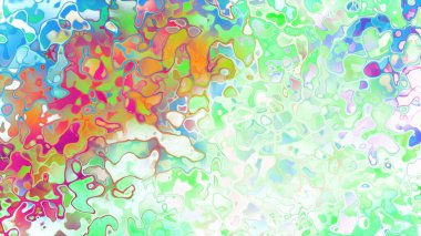 Akan biçimsiz şekilleri ve anlamlı dijital yüzeyi olan soyut organik sıvı doku