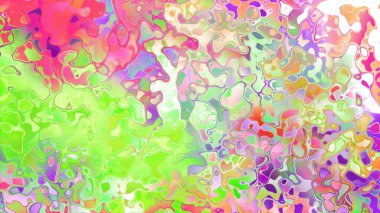 Akan biçimsiz şekilleri ve anlamlı dijital yüzeyi olan soyut organik sıvı doku