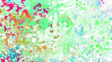 Akan biçimsiz şekilleri ve anlamlı dijital yüzeyi olan soyut organik sıvı doku