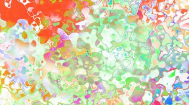 Akan biçimsiz şekilleri ve anlamlı dijital yüzeyi olan soyut organik sıvı doku