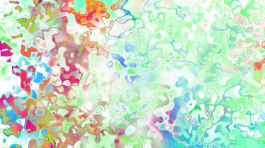 Akan biçimsiz şekilleri ve anlamlı dijital yüzeyi olan soyut organik sıvı doku