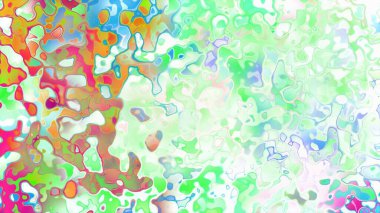 Akan biçimsiz şekilleri ve anlamlı dijital yüzeyi olan soyut organik sıvı doku