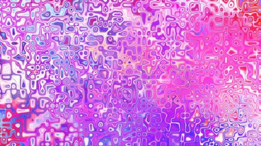 Yumuşak mor ve pembe tonlara sahip soyut organik hücresel doku, sıvı mozaik desen ve rüya gibi dijital yüzey