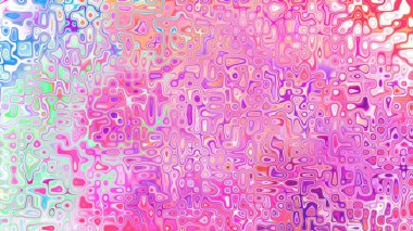 Yumuşak mor ve pembe tonlara sahip soyut organik hücresel doku, sıvı mozaik desen ve rüya gibi dijital yüzey