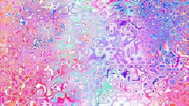 Yumuşak mor ve pembe tonlara sahip soyut organik hücresel doku, sıvı mozaik desen ve rüya gibi dijital yüzey