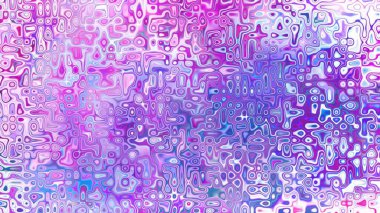 Yumuşak mor ve pembe tonlara sahip soyut organik hücresel doku, sıvı mozaik desen ve rüya gibi dijital yüzey