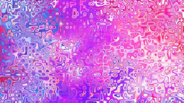 Yumuşak mor ve pembe tonlara sahip soyut organik hücresel doku, sıvı mozaik desen ve rüya gibi dijital yüzey