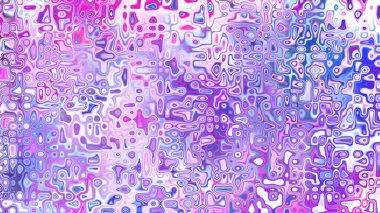 Yumuşak mor ve pembe tonlara sahip soyut organik hücresel doku, sıvı mozaik desen ve rüya gibi dijital yüzey