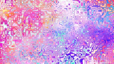 Yumuşak mor ve pembe tonlara sahip soyut organik hücresel doku, sıvı mozaik desen ve rüya gibi dijital yüzey