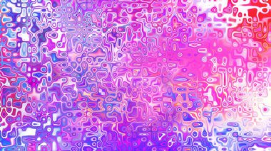 Yumuşak mor ve pembe tonlara sahip soyut organik hücresel doku, sıvı mozaik desen ve rüya gibi dijital yüzey