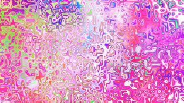 Yumuşak mor ve pembe tonlara sahip soyut organik hücresel doku, sıvı mozaik desen ve rüya gibi dijital yüzey