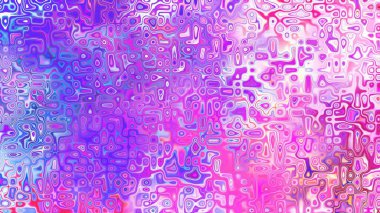 Yumuşak mor ve pembe tonlara sahip soyut organik hücresel doku, sıvı mozaik desen ve rüya gibi dijital yüzey